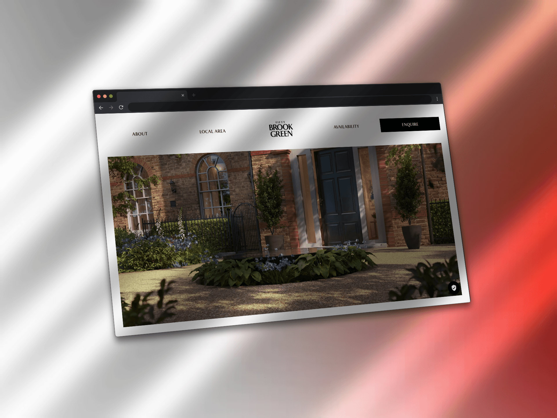 Brook Green Website mockup